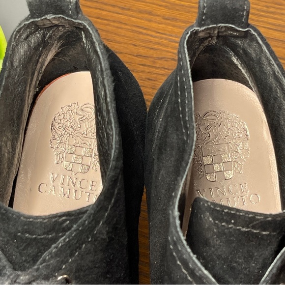 Vince Camuto Suede Wedge Ankle Boot - Picture 4 of 11